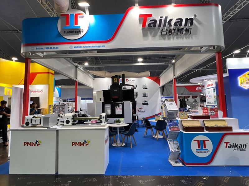 Gian hàng trưng bày sản phẩm của TULOCTECH tại Triển lãm VIMF Bắc Ninh 2023